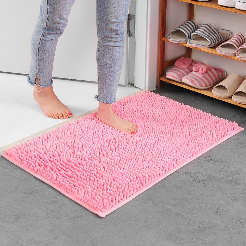 Hot-Selling Chenille Absorbent Anti-Slip Mat for Bedroom, Entrance, Bathroom & Bathtub