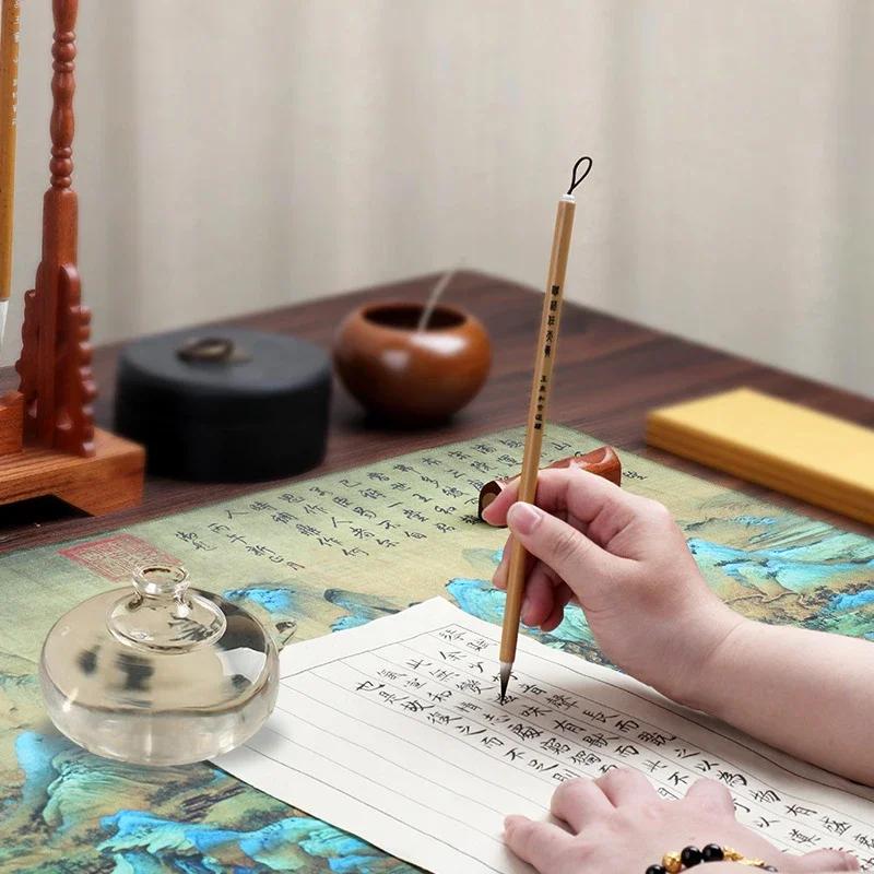 Calligraphy Water Dropper Brush Washer Set Ceramic Inkstone Water Dish for Chinese Painting Writing Scholar Desktop Decor