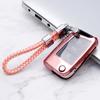 Tpu Car Key Cover for VW Golf 4 5 6 7 GTI MK7 MK6 MK5 Passat 3C T5 Polo 6R Tiguan 2019 Key Protection Case Ring Chain Styling