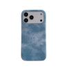 Denim Texture Fabric iPhone 17 Pro Max Case, Fits 16 Pro, Premium Feel Hard Case for iPhone 15.