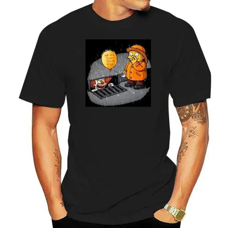 2024 Short Sleeves Tee Shirts New Tops  Print Letters Men It Stephen King Krusty Ralph T Shirt