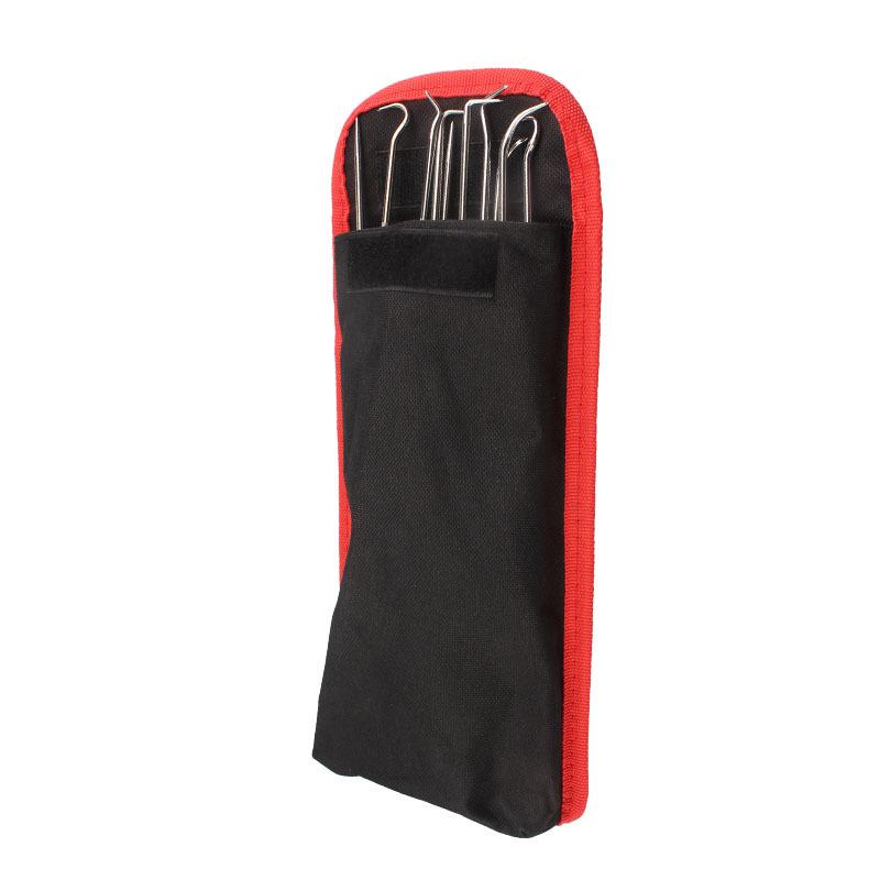 10-częściowy zestaw haczyków do usuwania o-ringów i uszczelniaczy olejowych do napraw i konserwacji samochodowej