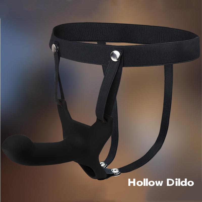 Harnais de godemichet creux à sangle – Jouet pour adultes portable pour hommes, femmes et couples | Conception non vibrante pour le jeu lesbien/gay