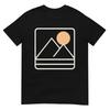 Mountain Sunrise Minimalist Retro Nature Graphic Tee TShirt