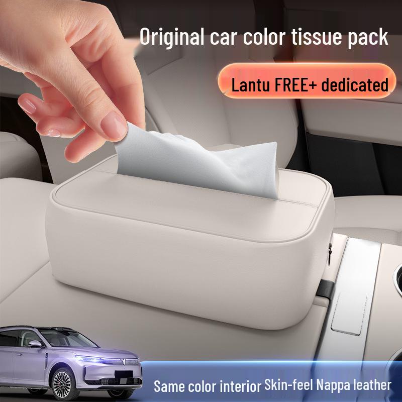 Boîte à mouchoirs Lantu FREE+ Montée sur l'accoudoir du siège - Décoration intérieure de voiture