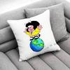 Cute M-Mafalda Girl Comic Throw Pillow Case For 45x45cm 40x40cm 55x55cm 50x50cm 30x30cm Square Car Pillowcase Shell