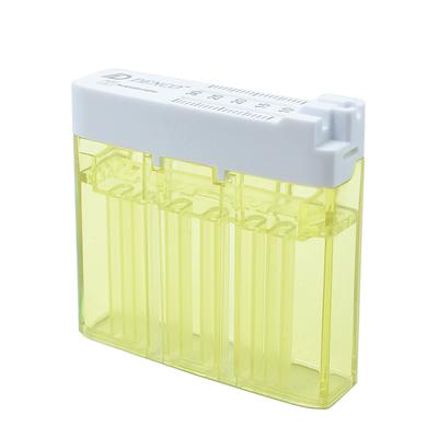 Dental Plastic Stand Dentist Ruler Instrument Autoclavable Products Equipment Mini Measuring Block Box