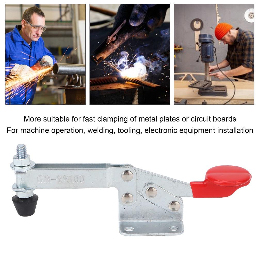 Silver Quick Release Toggle Clamp Multifunctional Horizontal Toggle Clamp Toggle Clamp Welding