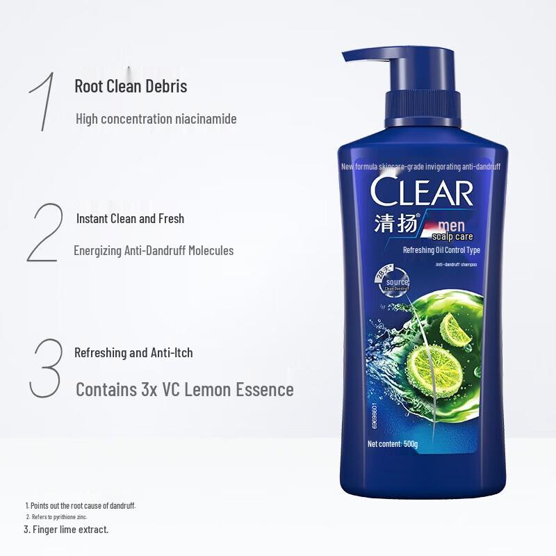 Clear Men Anti-Dandruff Refreshing Oil Control Shampoo