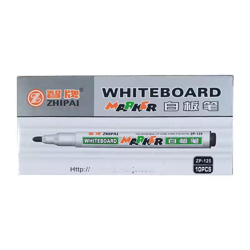 10 Pcs Black Water-based Erasable Whiteboard Pen Blackboard Pen Drawing Board Pen Writing Board Easy-to-erase Office Supplies