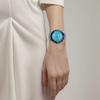 Casio 100 Meters Waterproof Fashion Quartz Steel Strap Same Style for Men and Women Blue Dial MTD-125D-2A3V