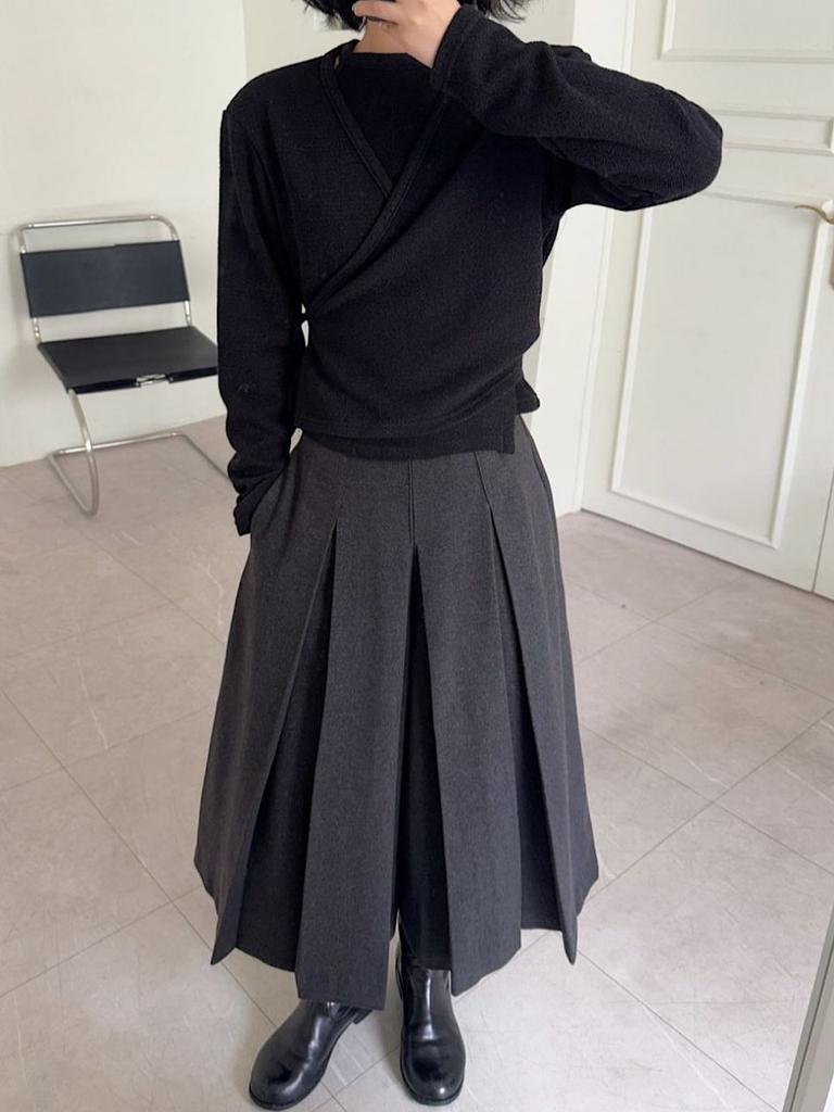 APOEM Wool Skirt Pants - 2Colors