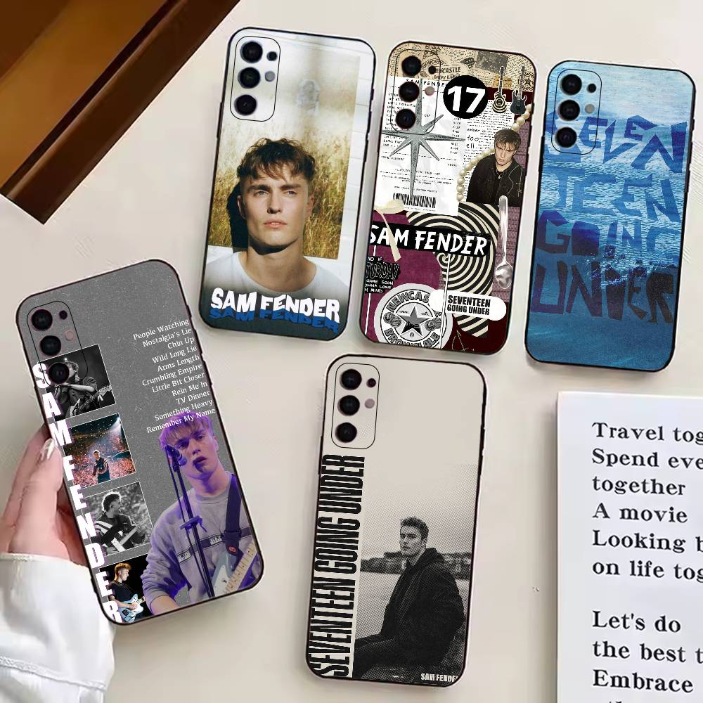 Singer S-Sam Fender Phone Case For Samsung S25,S24,S21,S22,S23,S30,Ultra,S20,Plus,Fe,Soft Silicone Black Cover