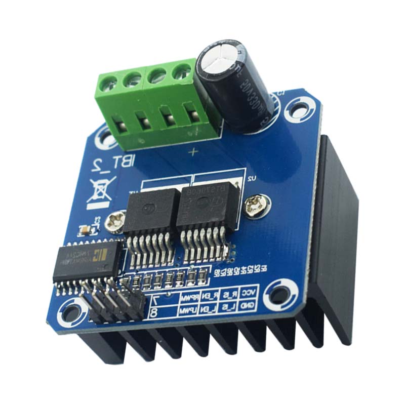 

Smart car motor drive module High-power BTS7960 43A current limiting control semiconductor refrigeration drive