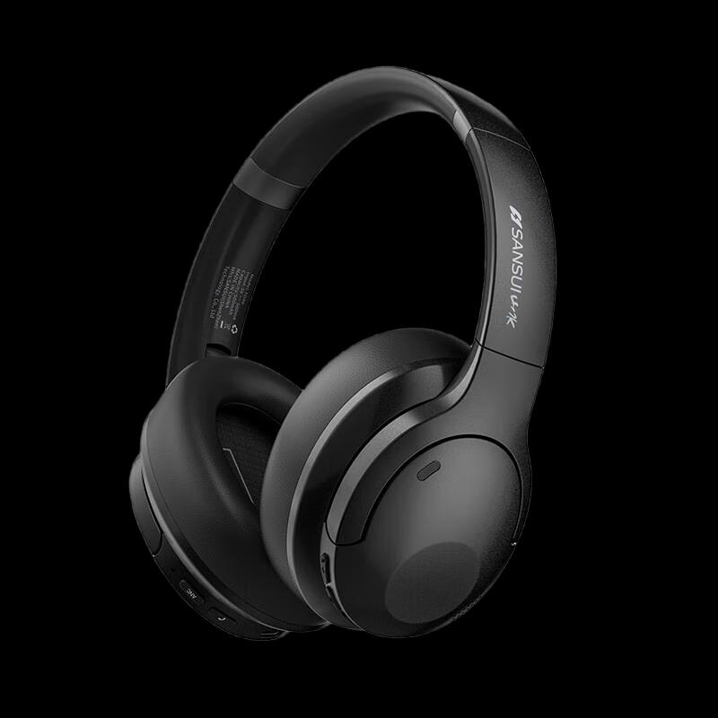 

SANSUI TD46 Active Noise Cancelling Over-Ear Bluetooth Headphones