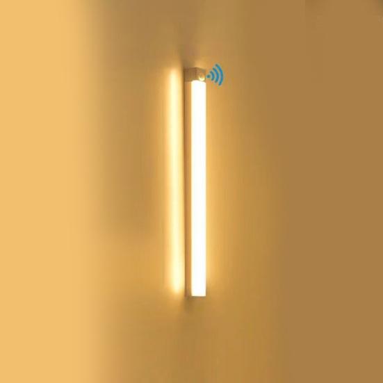 10/20/30CM LED PIR Motion Sensor Light USB Rechargeable Wireless Night Light Bedroom Kitchen Cabinet Wardrobe Staircase Hallway Ultra Slim Lamp
