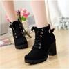 Women High Heeled Ankle Boots Ladies Autumn Winter Womens Shoes High Heels 8.5cm Female Boot Botas De Mujer Plus Size