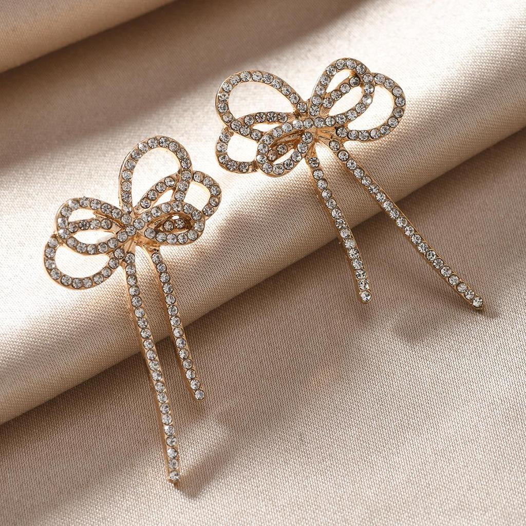 European Luxury Crystal Pendant Earrings - Women's Retro Fashion Jewelry