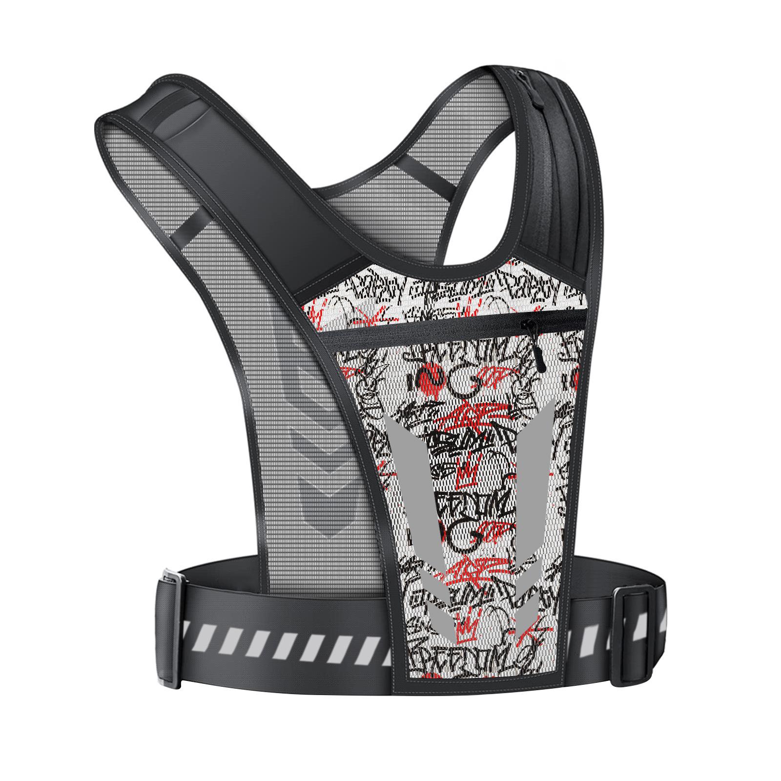 

Спортивный рюкзак унисекс для активного отдыха: Дышащий, Светоотражающий, Большой вместимости для велоспорта и ночного бега Universal (Waist 65-130cm)