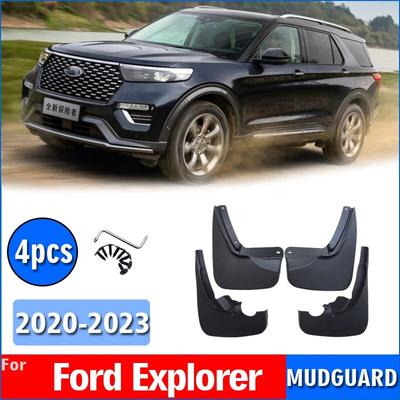 PARA Ford Explorer Para-lama Fender Mud Flap Protetores contra respingos de lama Acessórios para carro Para-lamas dianteiro traseiro 4 peças