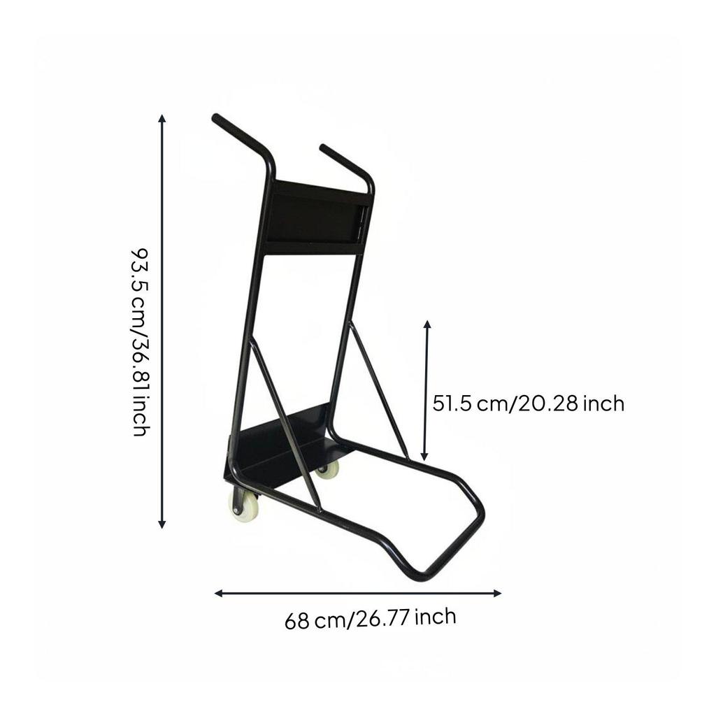 Boat Motor Display Stand Multi Purpose Outboard Cart Steel Construction