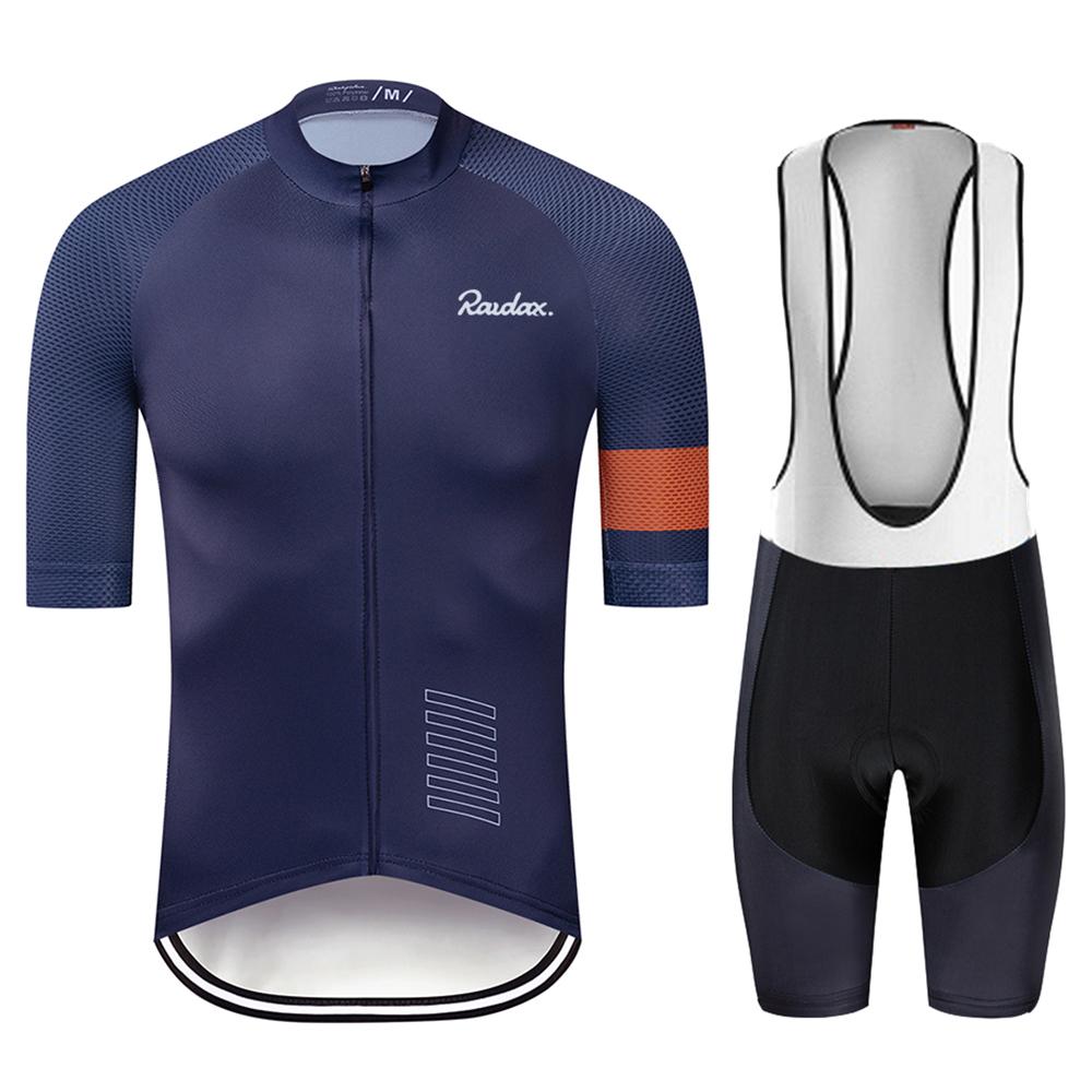 2025 Conjunto de Ciclismo Raudax Hombre Maillot de Ciclismo Manga Corta Kit de Ropa de Ciclismo para Bicicleta Ropa para Bicicleta de Montaña Mtb Maillot de Triatlón Ciclismo