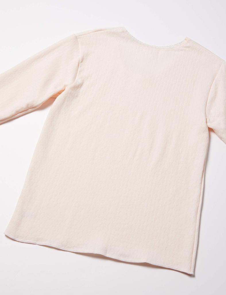 Gunze Sleemer Comfortable Quilted Sleeve Made in Calm Size L 3/4 Women's KH4246, Japan, Beige,