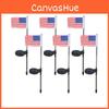 High-performance Solar Led Flag Lawn Lights For Independence Day And Yard Decor