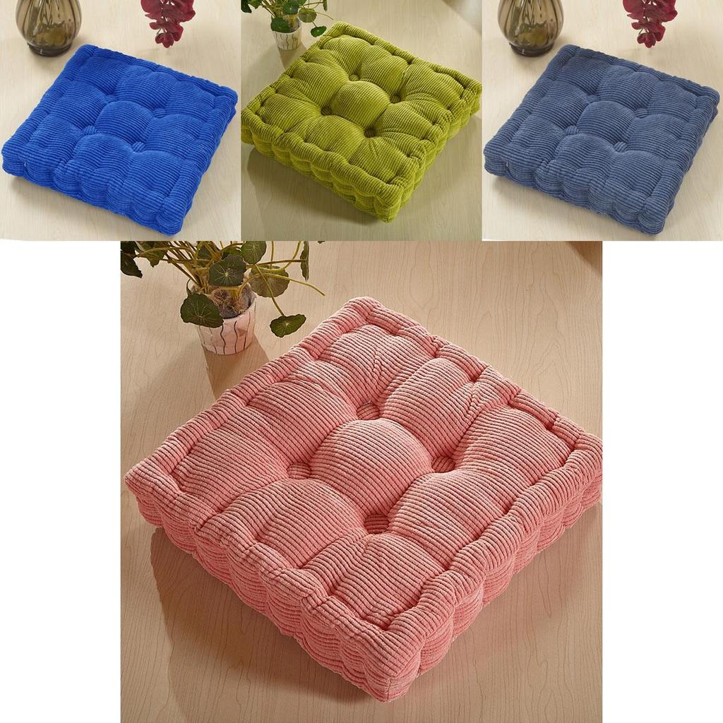 Luxurious 19-inch Patio Tatami Meditation Mat With Comfortable Plush Cushioning