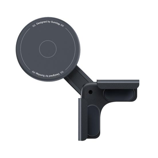 

Mobile Phone Holder 360-Degree Rotation Magnetic Car Mount Clip-on Phone Mount Ultra-Stable Shock Absorbing Phone Stand for Safe Driving