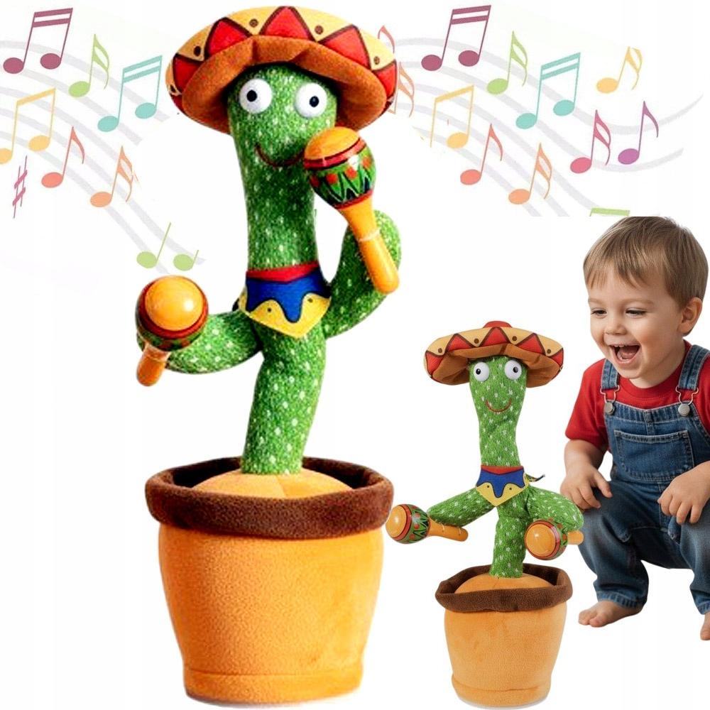 Cactus Danzante Con Maracas Giocattolo Cantante Ripetitivo Per Bambini Xxl