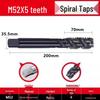 Cobalt Nitride Spiral Tap for Stainless Steel (Drill Bit: M4, M5, M6, M8, M10)