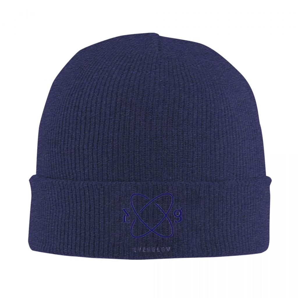 Everglow Logo Warme Strickmütze Winter Strickmütze Beanie Mütze Skullies Beanies Hip Hop Kappen für Unisex