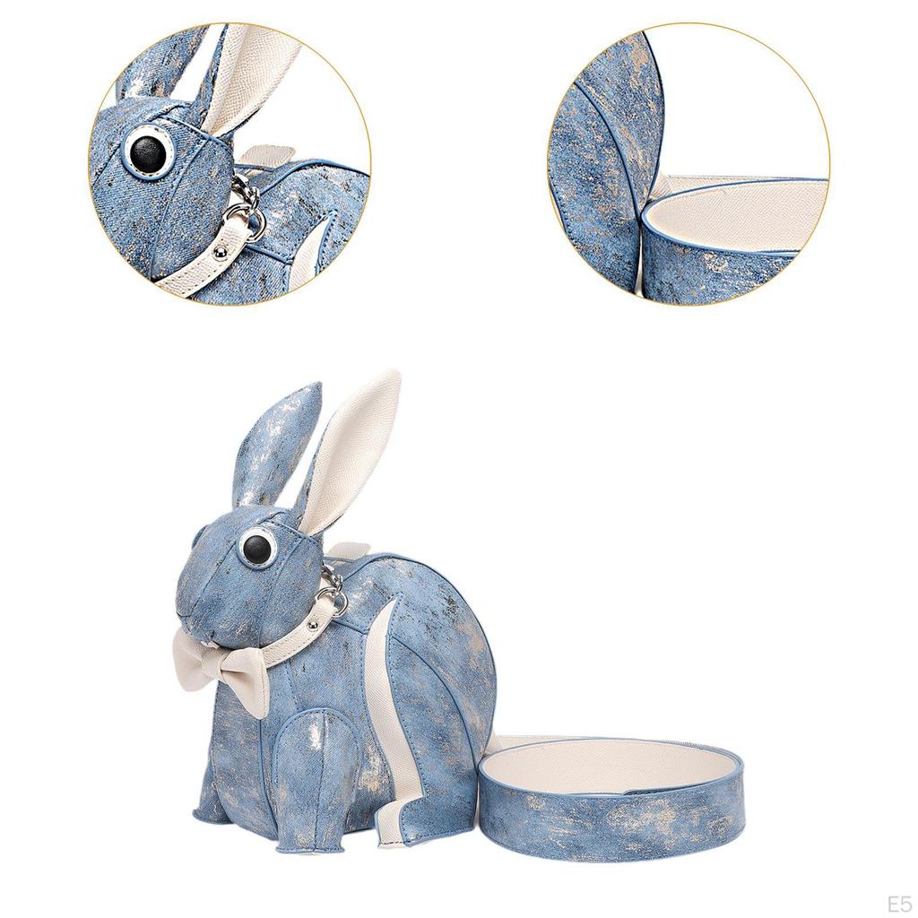 Little Rabbit Doll Shoulder Bag Creative Pouch for Vacation Autumn Party Spring