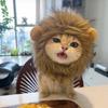 Decorative Pet Hat Soft Lightweight Lion-style Hats Breathable Pet Hood  Adorable Pet Photography Props Cat Costume  Cosplay
