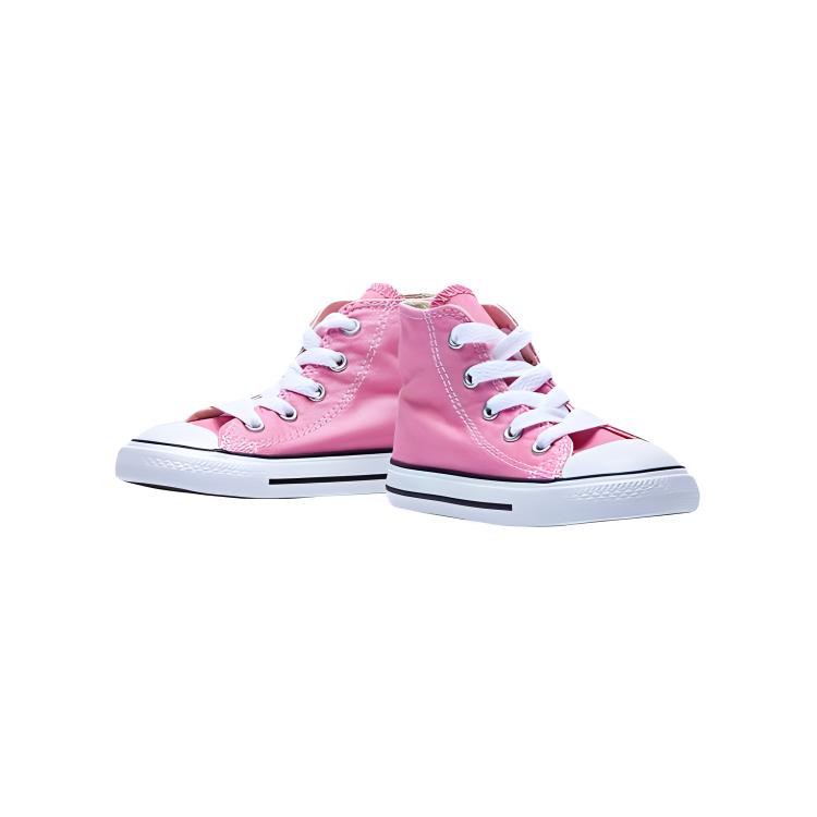 Converse Chuck Taylor All Star Soft Sole Comfortable Mid-Top Canvas Shoes Baby Sneakers Pink White 7J234C-22