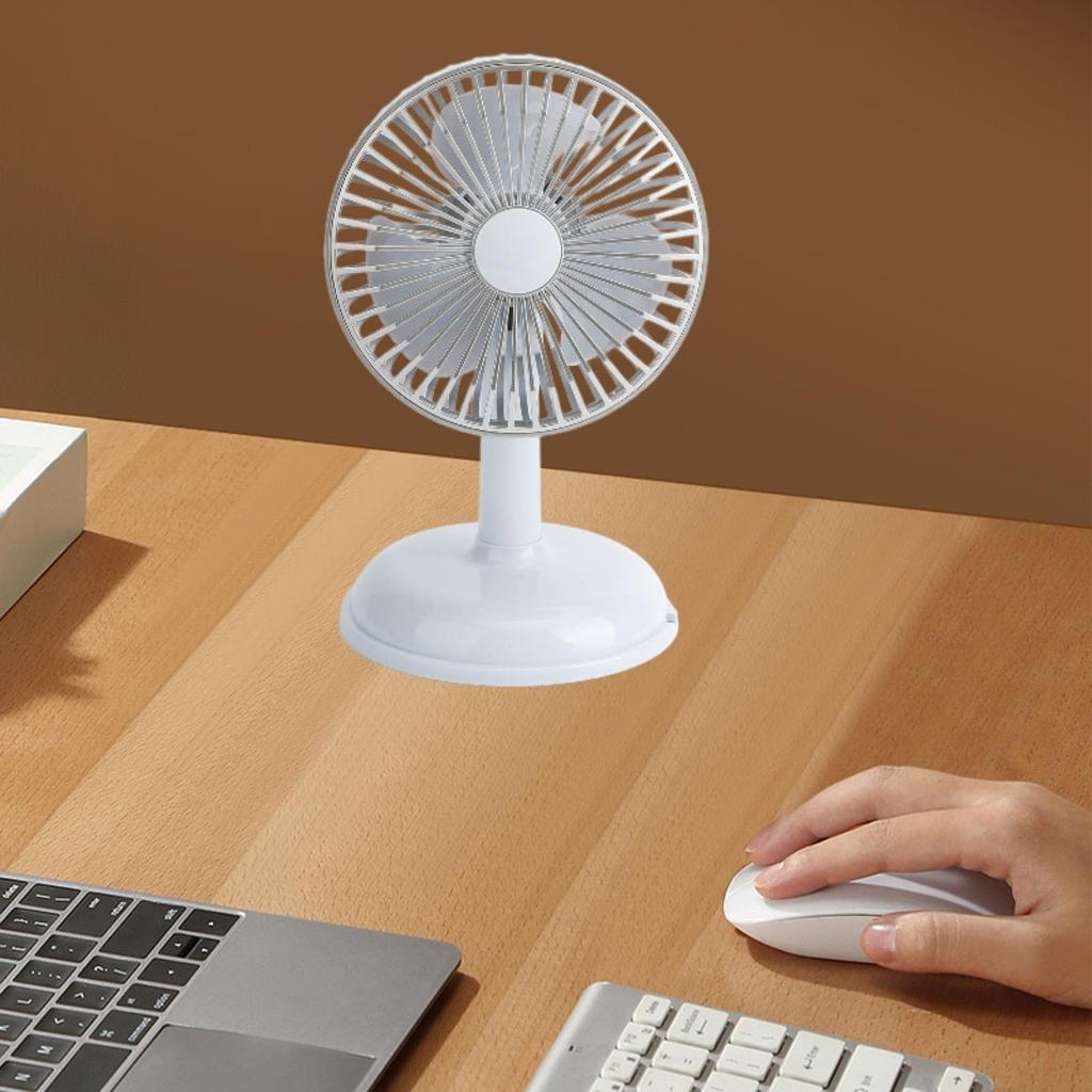 Mini Tragbarer Ventilator Kompakter Taschenventilator Handventilator Persönlicher Schreibtischventilator USB 2 Geschwindigkeiten für Auto Schule Reisen Camping Kinder Frauen Männer