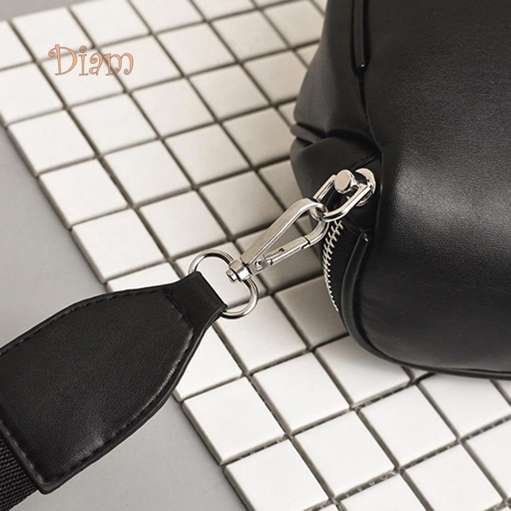 GQ Fashion kvinner Ensfarget kunstskinn Glidelås Liten Crossbody Skulder Shell Bag