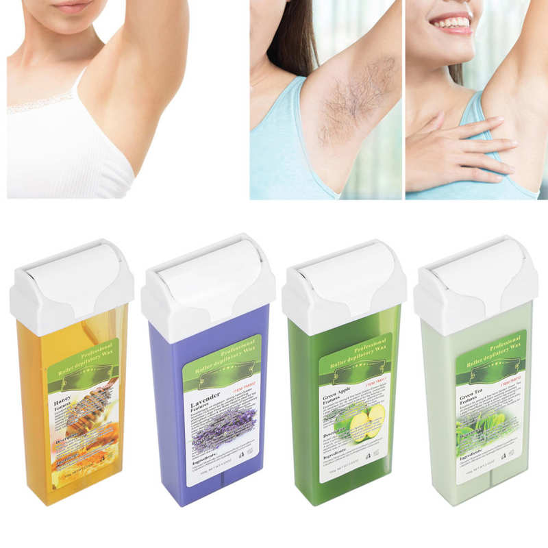 

Горячая эпиляция восковой картридж для депиляции с нагревателем воском со вкусом меда для женщин/мужчин эпиляция 100 г воск для депиляции