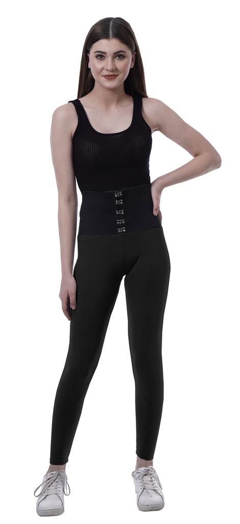 Moomaya High Waisted Yoga Pants For Women Corset Style Trendy Workout