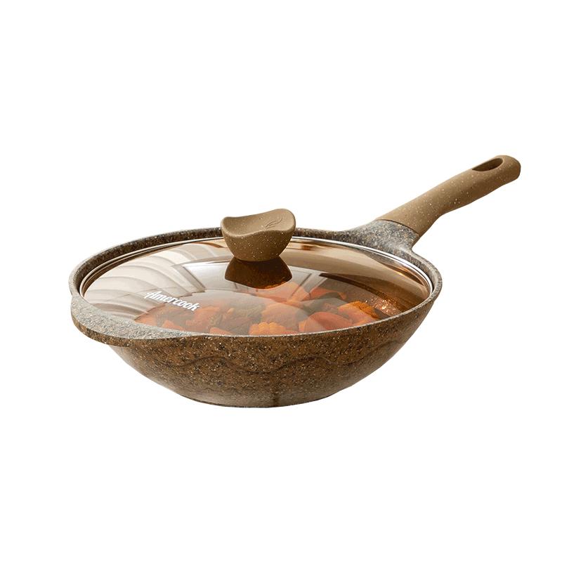 Amercook Alfita 3rd Gen Non-Stick Flat Bottom Wok