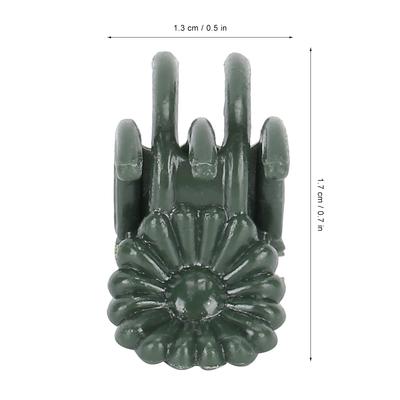 100Pcs Plant Clip Butiful Chrysanthm Shape Garden Flower Stems Fixing Support Clips Tool