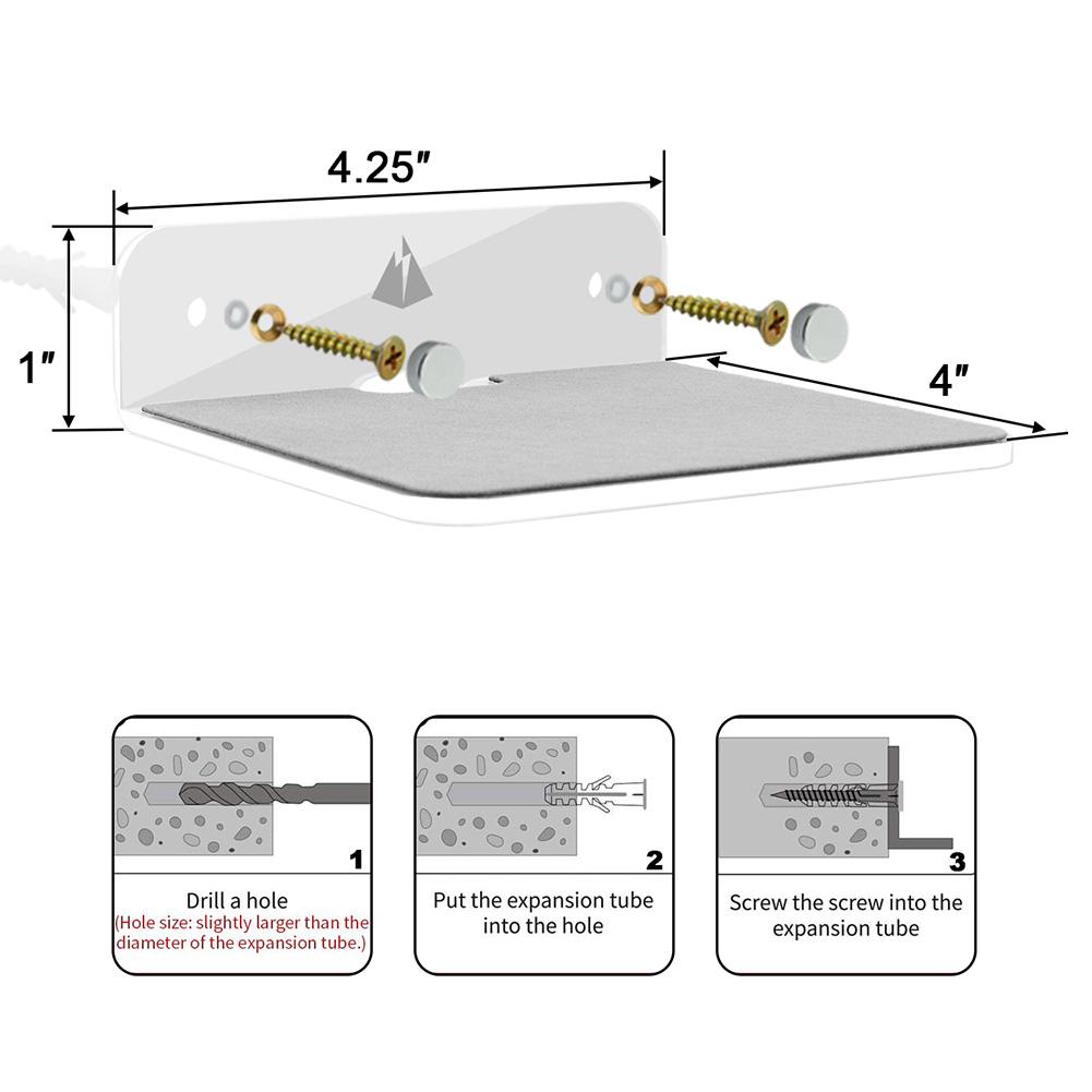 Acrylic Speaker Mount for JBL GO3 Speaker Wall Shelf Display Stand Storage Rack for BOSE Soundlink Echo Dot Speaker Accessories