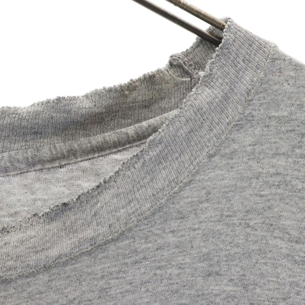 OLD 90s Double-sided Printing Short Sleeve T-shirt Gray Men's Used