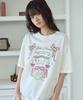 CPGN STUDIO Candle Heart Short Sleeve T-Shirt Cream