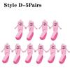 1-5Pairs Pink Bunny Magnetic Couple Socks Thin Mid Calf AutumnWinter Cute Hand Holding Anime Maternity WomenWarm Cozy Socks Gift