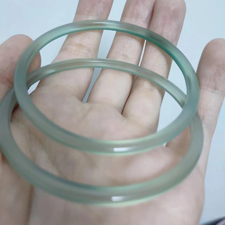 1 Pc Natural Jade Bangle Fashionable Charm Jade Bangle Women's Gift