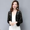 Lace Shawl Female Plus Size Cardigan Spring Summer Thin Coat Korean Version Sunscreen Air -conditioned Shirt