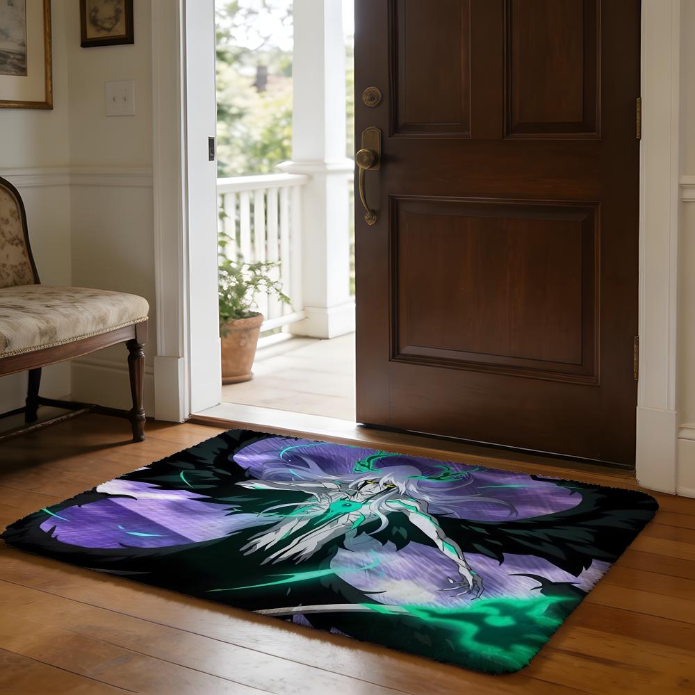 AAnime BBleach Floor Mat Soft Flannel Absorbent Mat Non-Slip Rug Home Bedroom Bathroom