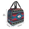 Ethnic Aztec Tribal Pattern Lunch Bags Insulated Bento Box Lunch Tote Leakproof Picnic Bags Thermal Bag for Woman Girl School